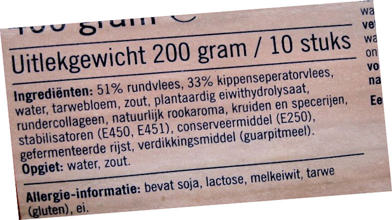 E-nummers