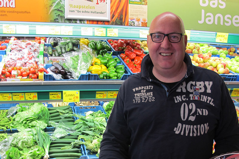 ‘Duurzame samenwerking loont’  Bas Jansen, groenteman in Brummen