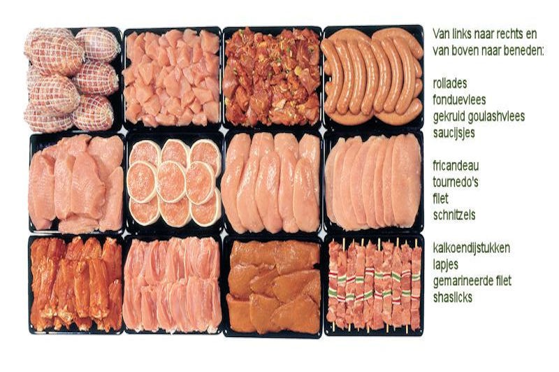 Kalkoen producten