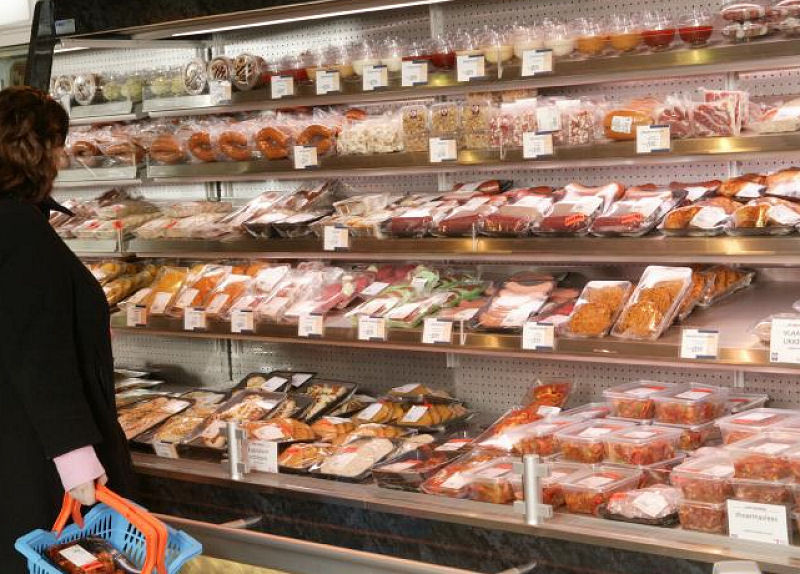 Meubels en apparatuur in de winkel