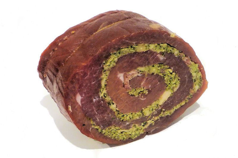 Italiaanse rookvleesrollade