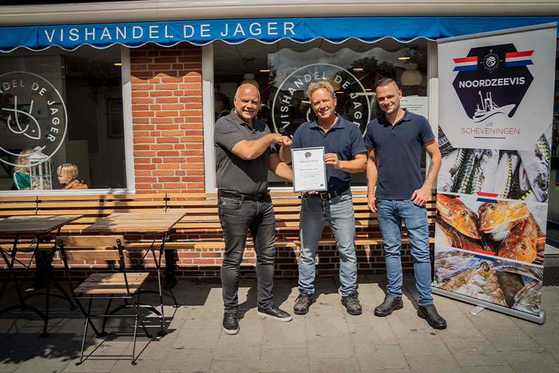 Vishandel de Jager ambassadeur van Noordzeevis uit Scheveningen